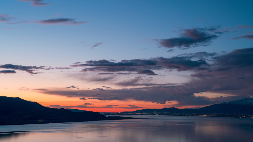 Utah lake near Lehi