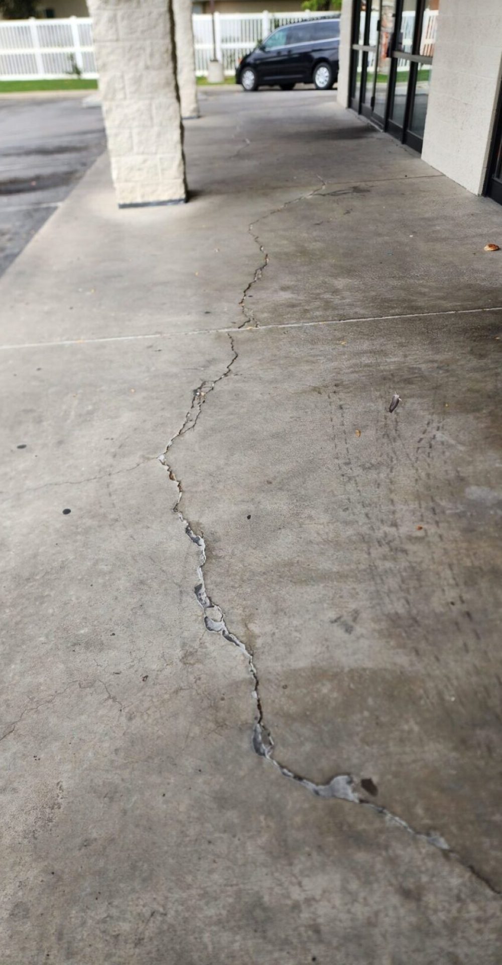 epoxy flooring shopping center, before repairs epoxy flooring shopping center, before